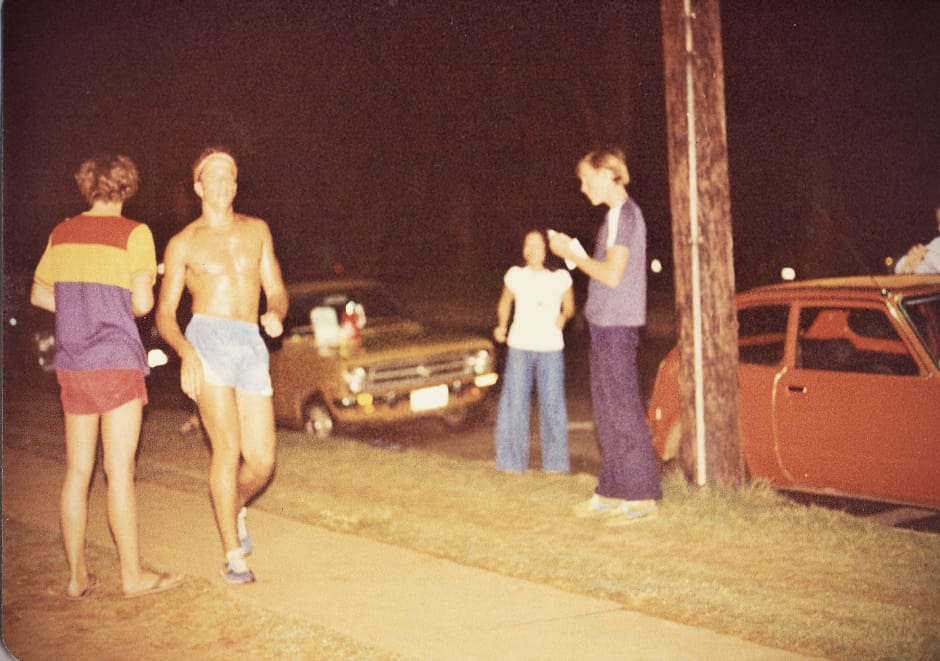 Zieleinlauf des ersten Ironman Hawaii 1978