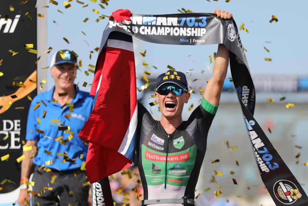 Gustav Iden gewinnt die Ironman-70.3-Weltmeisterschaft 2019