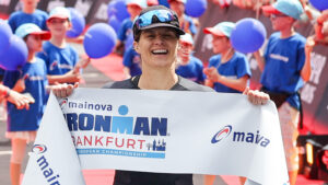 Ironman Frankfurt: Sarah True aus den USA ist Europameisterin, Daniela Bleymehl scheidet aus