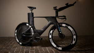 Anpassungen beim Scott „Plasma 6“: Mit diesem Bike geht Magnus Ditlev bei der Ironman-WM in Nizza an den Start