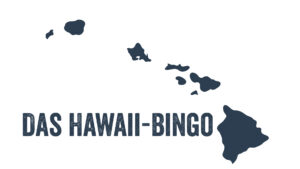 Hawaii-Bingo: Vier Spielkarten für eine lange Nacht