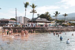 Dig Me Beach: Impressionen eines Morgens in Kailua-Kona