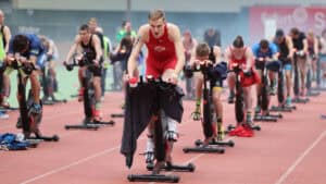Erster Formtest, viel Laktat: Anmeldung für Indoortriathlon in Erfurt öffnet