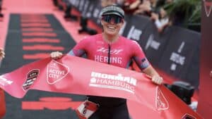 Platz drei für Daniela Bleymehl: Jackie Hering gewinnt Ironman Hamburg