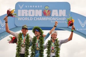 Das Podium und zwei deutsche Hawaii-Rookies: Unsere Interviews im Ziel der Ironman-WM