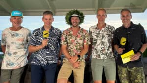 Drei deutsche Weltmeister: Patrick Lange, Hermann Scheiring und Christian Haupt bei Kona Daily