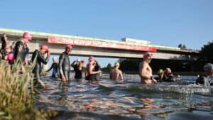 Morgens am Kanal: Impressionen vom Testschwimmen vor der Challenge Roth