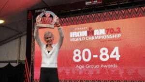 Agegrouperin Cherie Gruenfeld wird 42. Mitglied der Ironman Hall of Fame