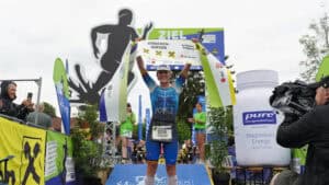 Sieben Minuten: Caroline Pohle pulverisiert Streckenrekord beim Trumer Triathlon
