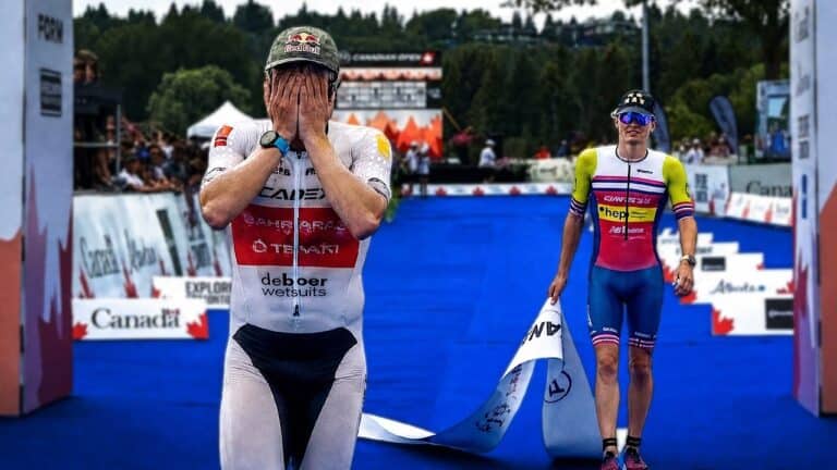 Rückblick: Eines der verrücktesten Rennen, die der Triathlon je gesehen hat