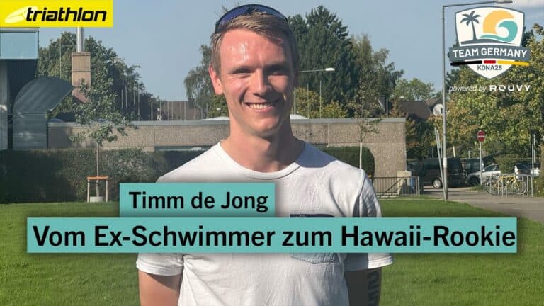 Lange Beine helfen beim Marathon: Timm de Jong vor seinem Hawaii-Debüt