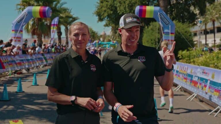 Kurzzusammenfassung: Die Ironman-70.3-WM der Frauen im Video