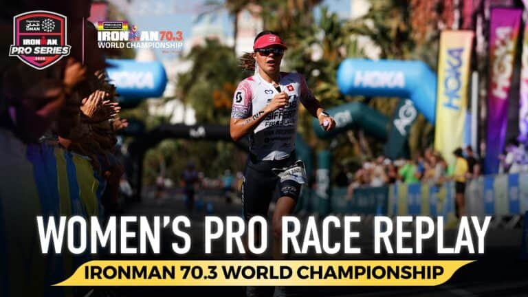 Im Video: Die Highlights vom Profi-Rennen der Frauen bei der Ironman-70.3-WM