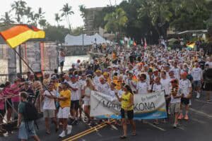 Team-Treffen: Die Nationenparade bei der Ironman-WM