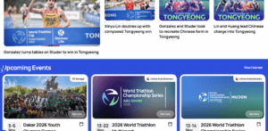 World Triathlon startet neue Homepage auf triathlon.org