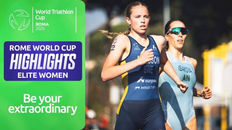 Spannendes Finish: Die Highlights vom World Triathlon Cup der Frauen in Rom